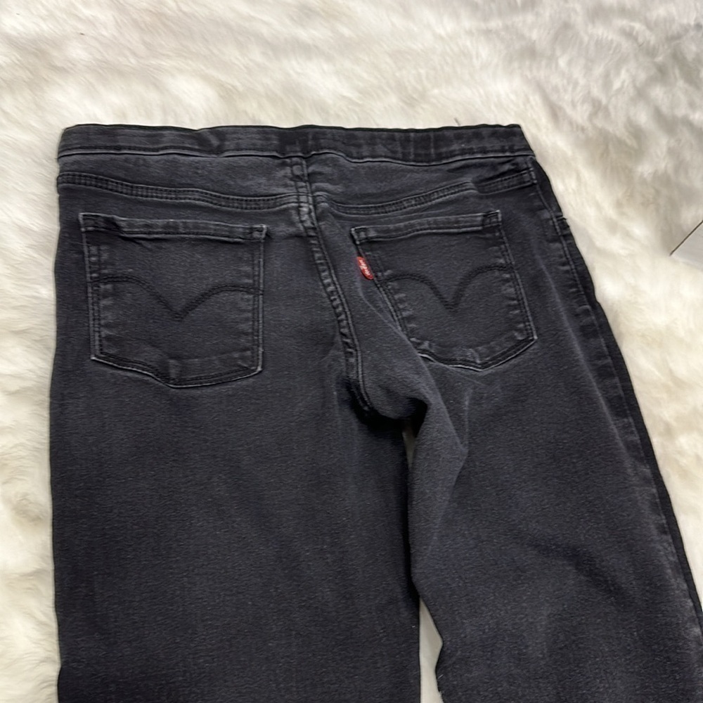 Levi’s pull-on black jeggings girls size 16 - Picture 12 of 12